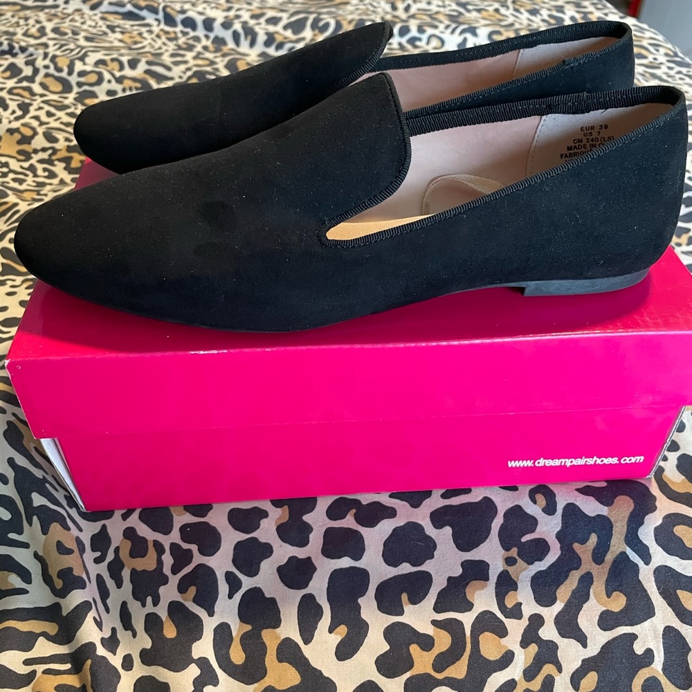 H&M black loafers